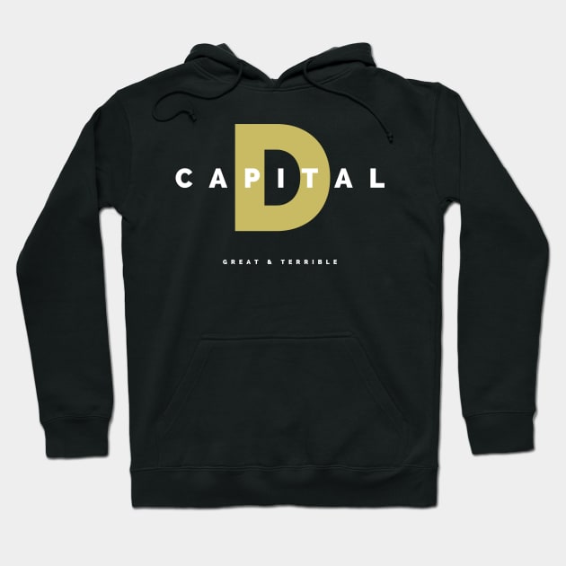 CAPITAL D (Dark) Hoodie by A. R. OLIVIERI